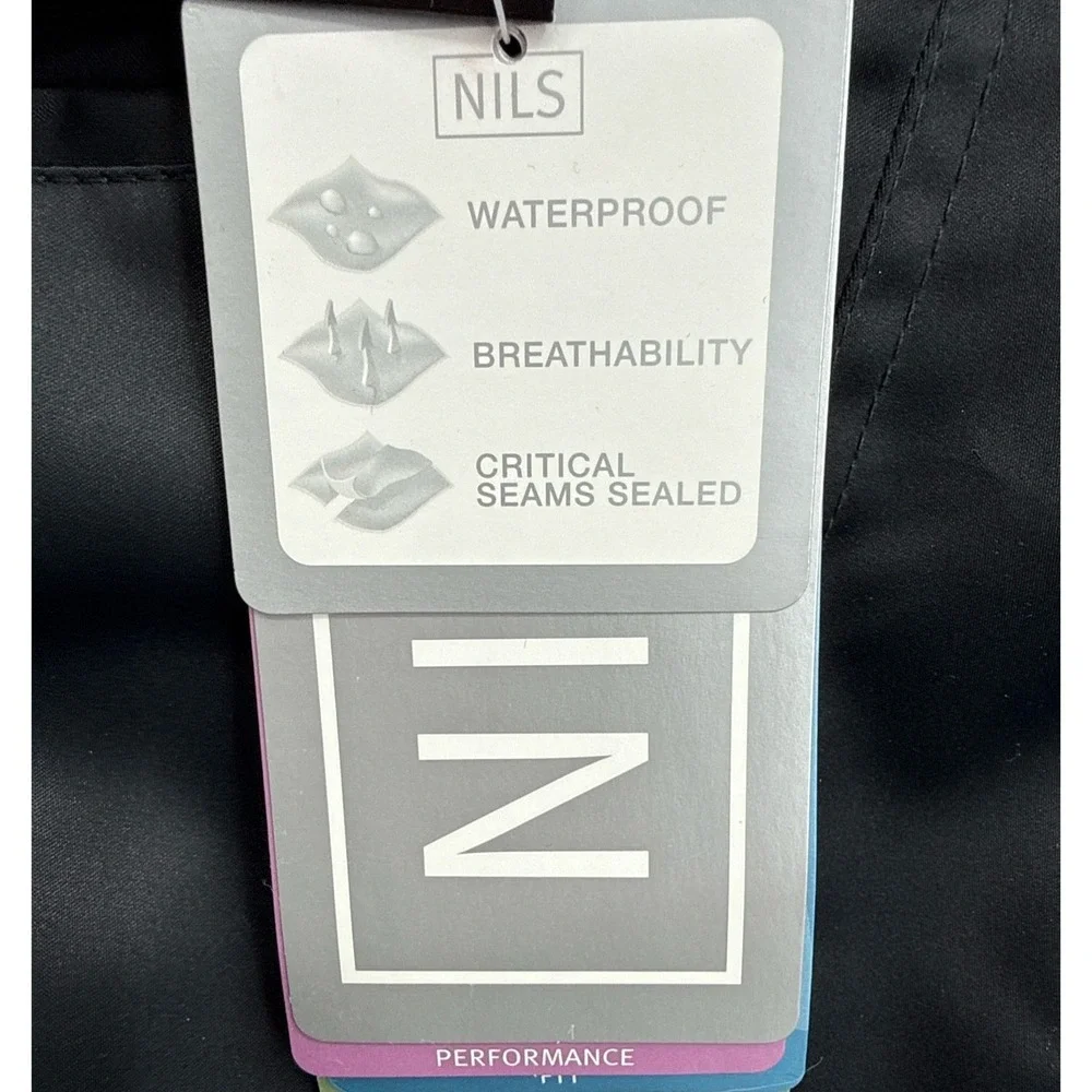 NILS Margie Ski Pants Size 8 Petite Black Waterproof Insulated Stretch NWT 185.0